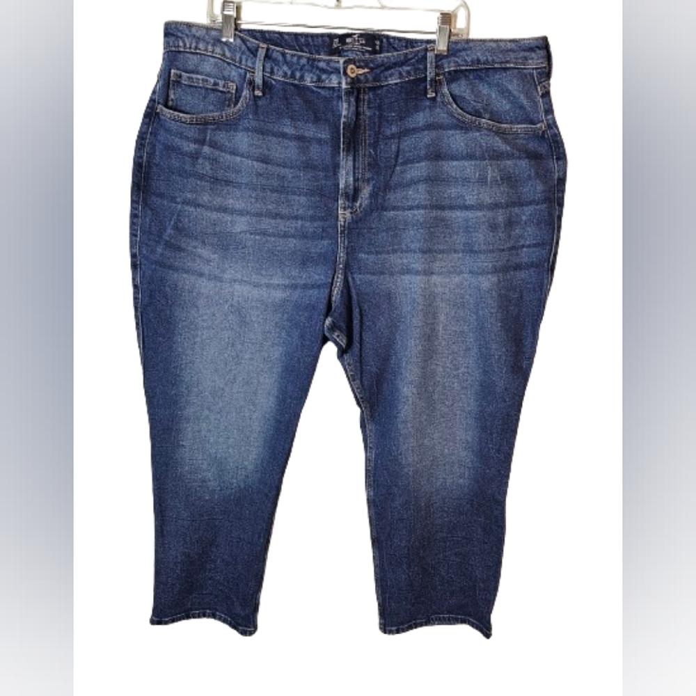 Hollister Ultra High-Rise Vintage Straight Jeans Plus Size Women's W 35 L 25